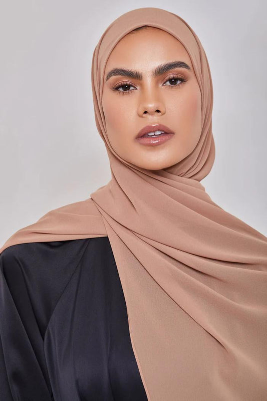 Essential Chiffon Hijab - Maple the-stylefits