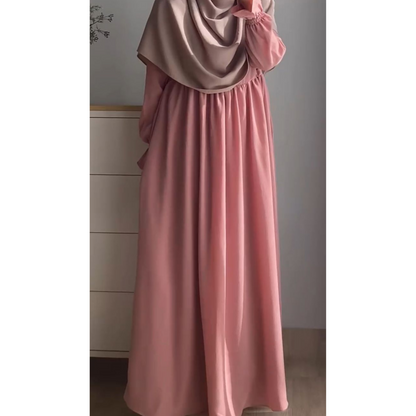 VINCY - FRILLED LONG DRESS/ABAYA the-sixtyoneshop