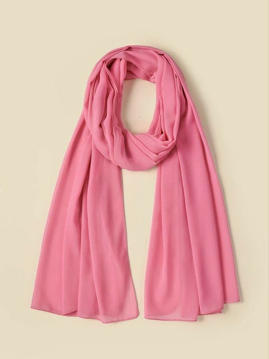 Essential Chiffon Hijab - Pink the-stylefits