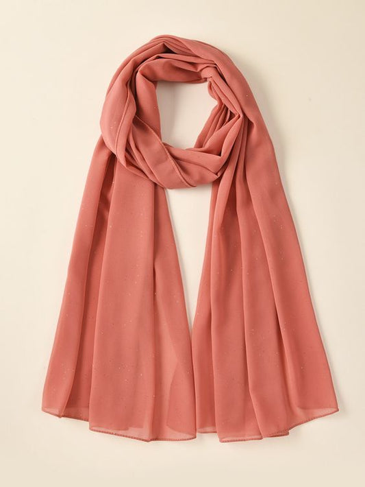 Essential Chiffon Hijab - Warm Peach the-stylefits