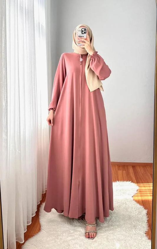 Minimalist Flowy Abaya – 3 Elegant Colors SixtyOneShop