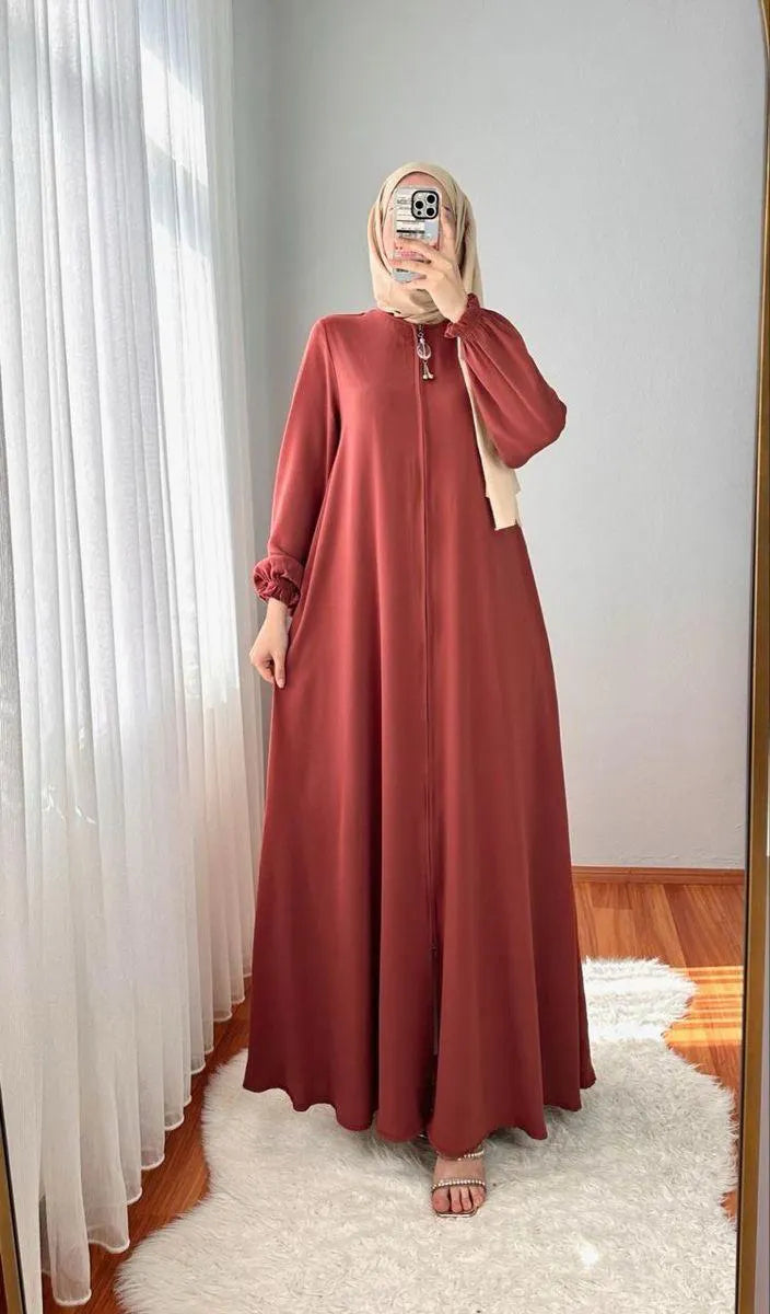 Minimalist Flowy Abaya – 3 Elegant Colors SixtyOneShop