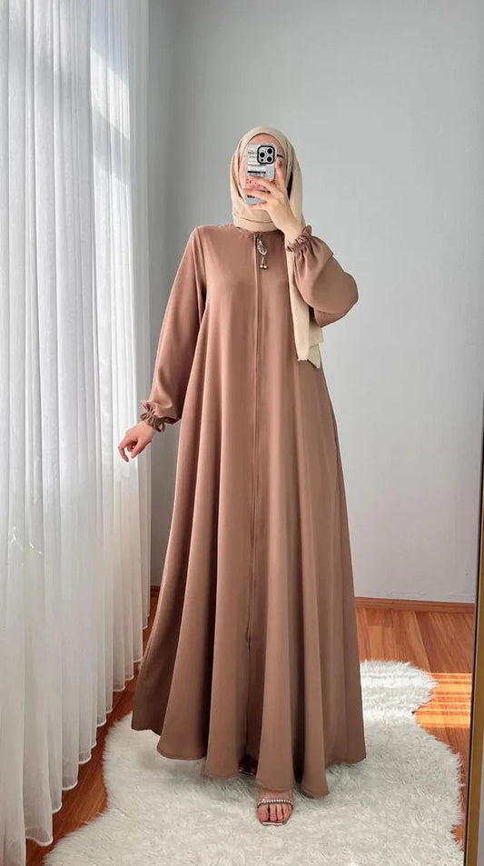 Minimalist Flowy Abaya – 3 Elegant Colors SixtyOneShop