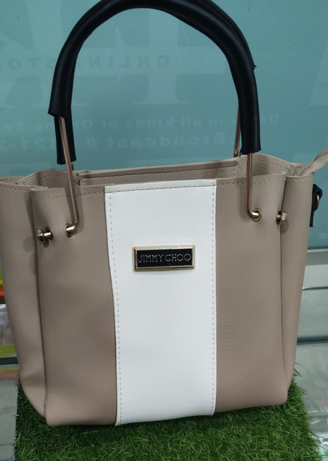 5-Piece Premium Synthetic Leather Bag Set | Jimmy Choo Inspired | Cloud Bag + Wallets + Chain