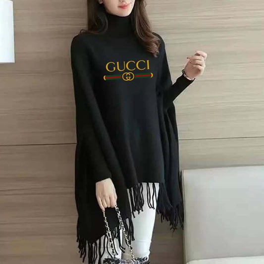 Elegant Printed Poncho for Women – A Stylish Touch for Every Occasion