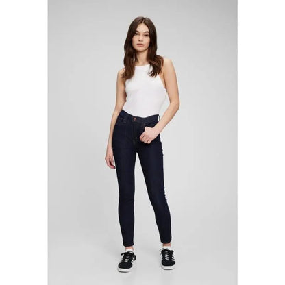 Women's High-Waisted Black Skinny Jeans | Stretch Slim Fit Denim SixtyOneShop