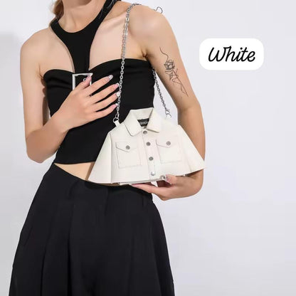 New Arrival Frock Style Shoulder Bag – Trendy Women’s Crossbody with Long Chain
