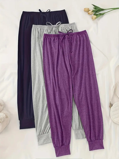 Pack of 3 Jogger Trousers for Summers Bottoms pk