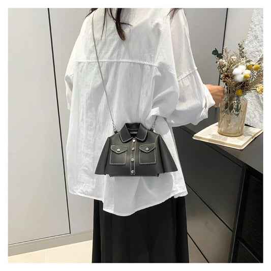 New Arrival Frock Style Shoulder Bag – Trendy Women’s Crossbody with Long Chain