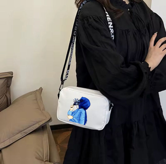 Hijab Style Crossbody Bag – Premium Quality Shoulder Purse with Long Strap