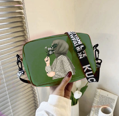 Hijab Style Crossbody Bag – Premium Quality Shoulder Purse with Long Strap