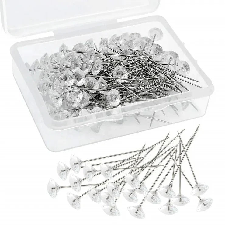 Diamond Hijab Pins - 30 Pin Pack the-stylefits
