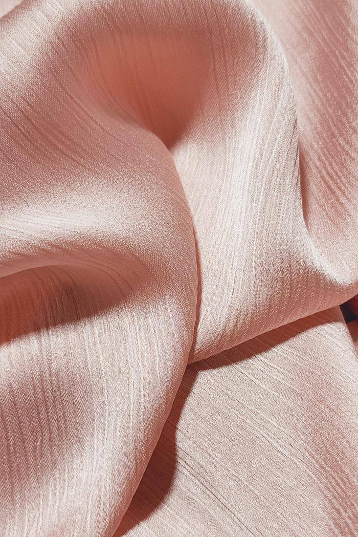 Premium Crinkle Silk Hijab - Rosewater the-stylefits
